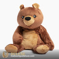 Peluche lestée ours câlinée, tissu ultra-doux pour un réconfort anti-stress