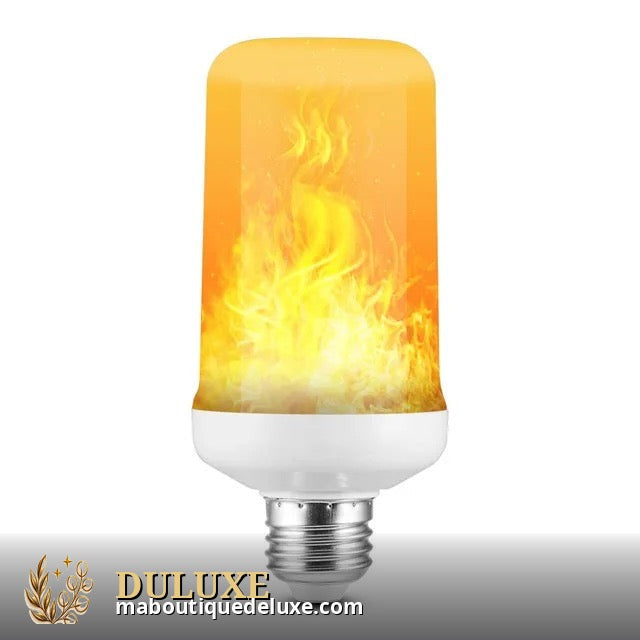 Ampoule flamme LED DULUXE – effet feu vacillant réaliste, culot E27
